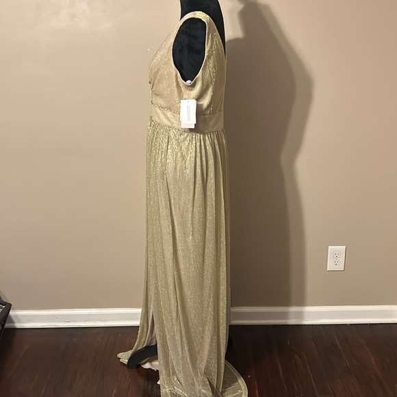 Broomstick glitter champagne dress - Picture 2 of 8